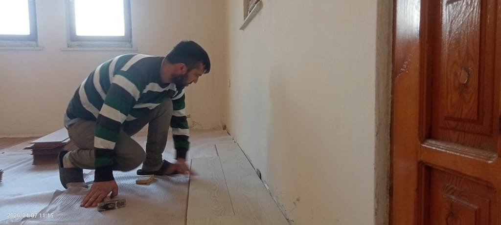 Trabzon laminat parke montajı yapan bir usta