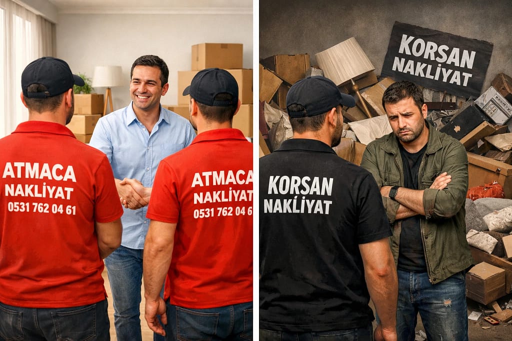 Trabzon'da evden eve nakliyat seçerken dikkat edilmesi gerekenler profesyonel ve korsan nakliyat karşılaştırması