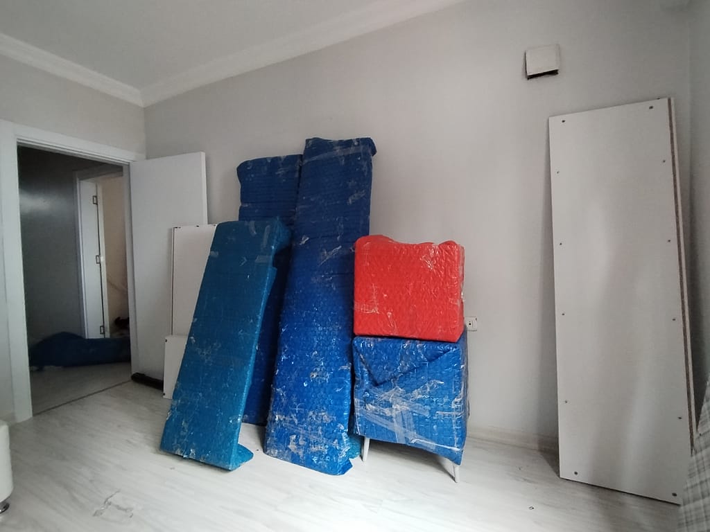 Trabzon evden eve nakliyat için paketlenmiş eşyalar Atmaca Nakliyat